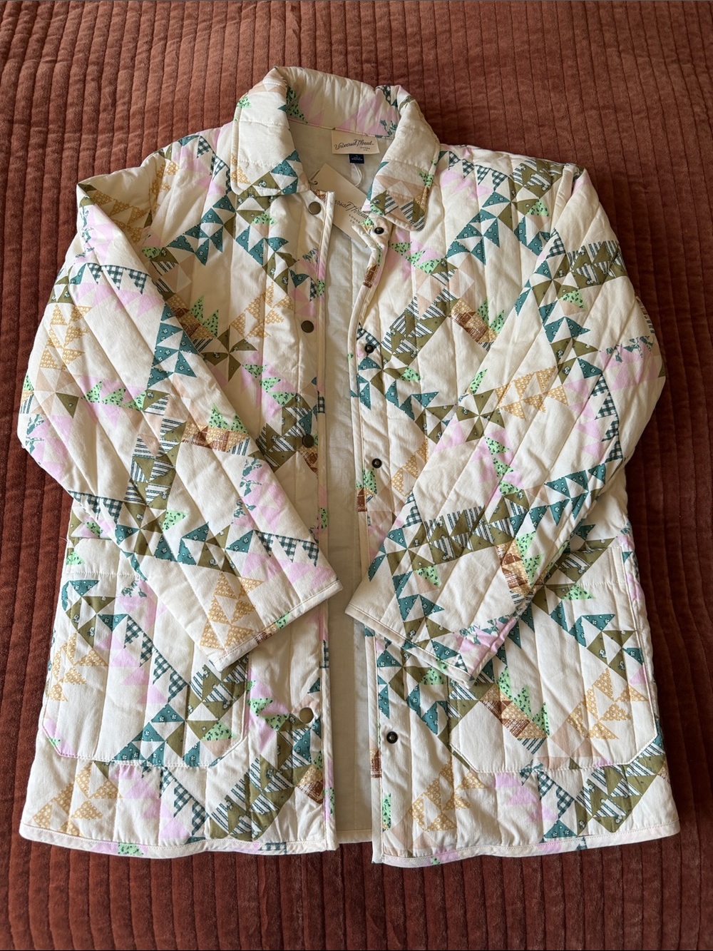 UNIVERSAL THREAD Patchwork Quilted Jacket